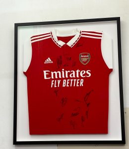 Arsenal shirt frame