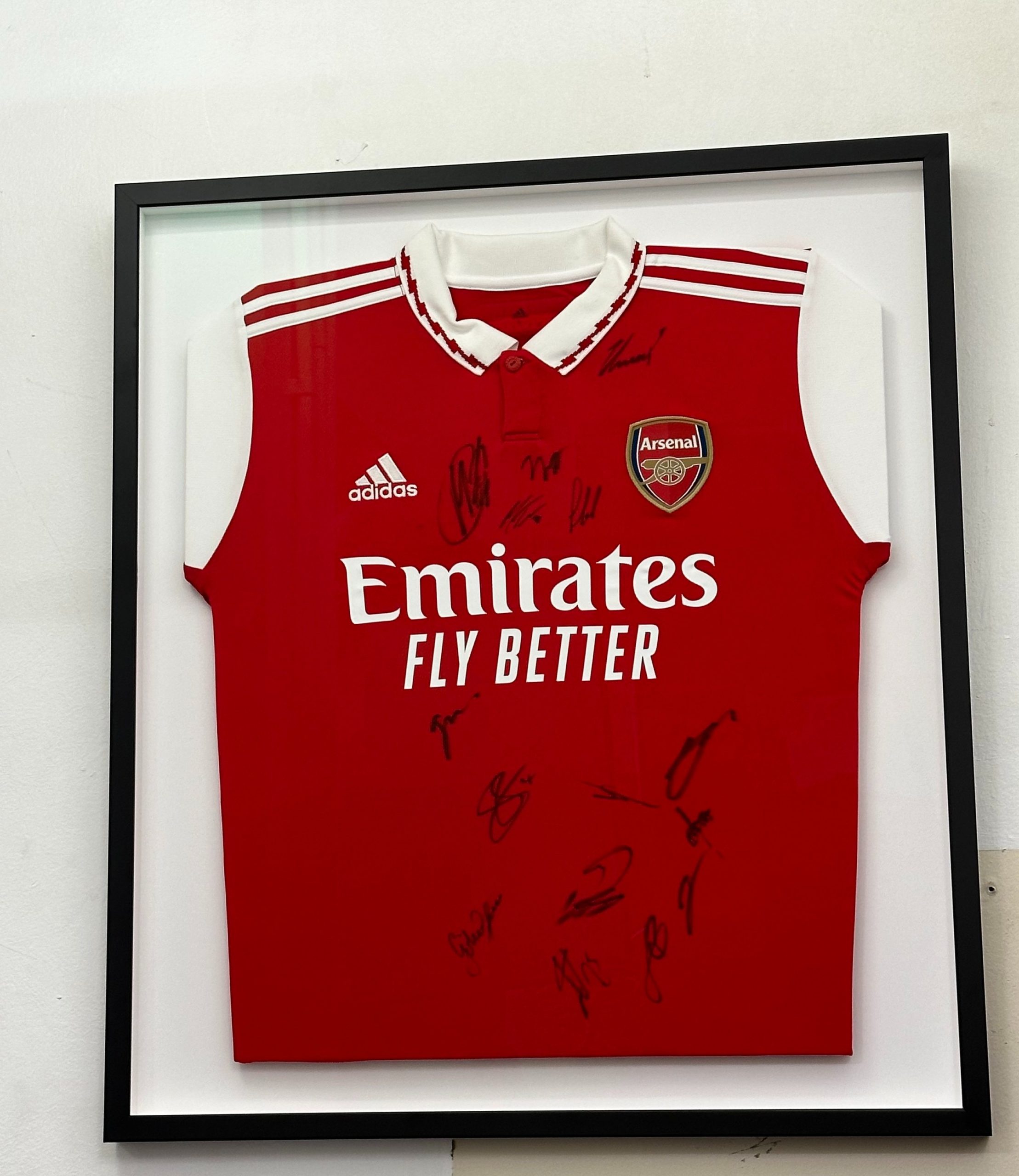 Arsenal shirt frame
